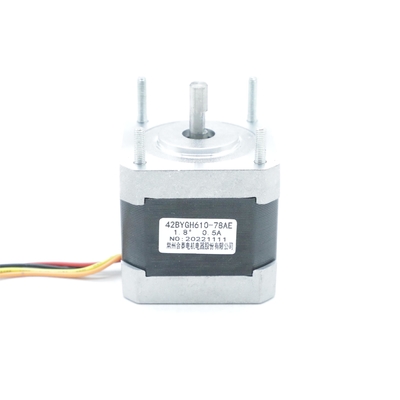Αγορά Nema17 42mm Stepper συνήθειας 42BYGH610-78AE υβριδική μηχανή 11mH 0.5A 3V 0.2N.M online manufacture