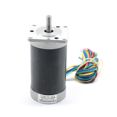 Αγορά 24V μίνι αβούρτσιστη μηχανή 3000RPM 0.44nm 138W 57BL06 002 υψηλή αποδοτικότητα online manufacture